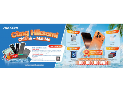 Cùng HIKSEMI Chill Hè – Mát Mê: Mua SSD, RAM Trúng iPhone 17 Pro Max Và Nhiều Quà Công Nghệ Giá Trị