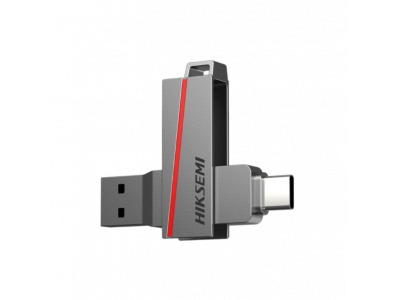 USB Hiksemi Dual Slim 64GB/128GB/256GB - Giao thức kép Type A & Type C, Chuẩn USB 3.2 - Tốc độ cao.