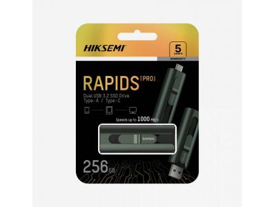 SSD Di Động Hiksemi Rapids Pro Dual 256GB/512GB/1TB - Chuẩn USB 3.2 Gen 2 - Tốc độ 1000MBs